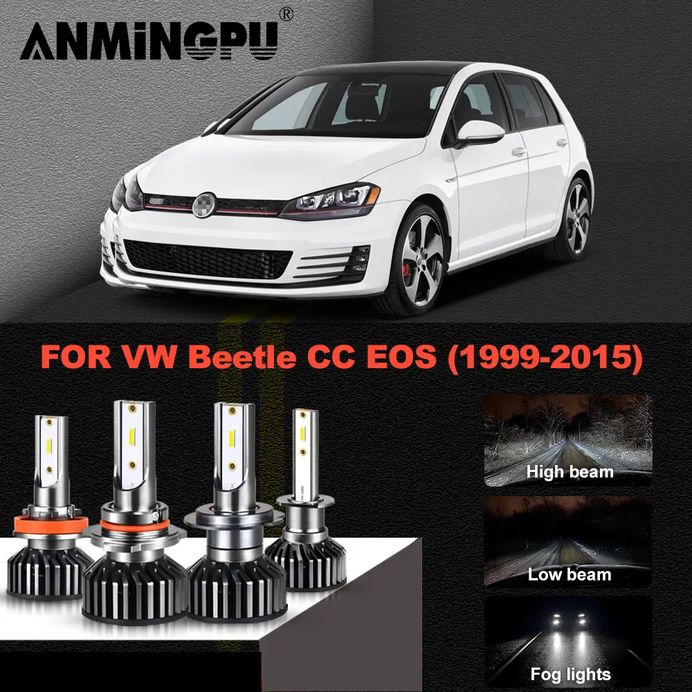 Led Headlight For Volkswagen Beetle CC EOS Led Headlight Kit Canbus Bulbs Fog Light Led High Beam Low Beam 1999-2015 12000LM
Led Headlight For Volkswagen Beetle CC EOS Led Headlight Kit Canbus Bulbs Fog Light Led High Beam Low Beam 1999-2015 12000LM