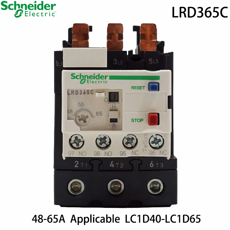 

Schneider Electric LRD365C contactor LR-D365C 48-65A LC1D40-65A TeSys contactor thermal overload relay brand new original export