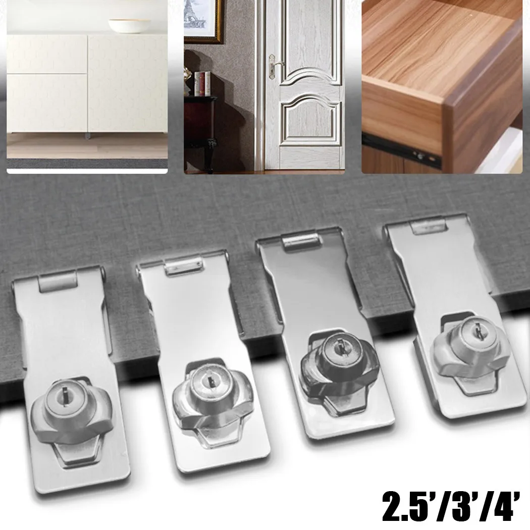 Stainless Steel Sliding Door Lock High Bright Anticorrosive Treatment Cabinet Drawer Lock Double Open Anti-theft Mailbox Locker
Stainless Steel Sliding Door Lock High Bright Anticorrosive Treatment Cabinet Drawer Lock Double Open Anti-theft Mailbox Locker