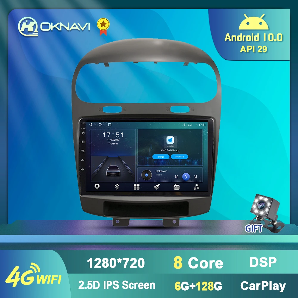Автомагнитола 2 Din для Dodge Journey Fiat Leap 9 0 2012 с GPS навигацией Android 2020|Автомагнитолы| |