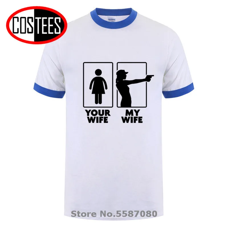 Забавные футболки с дизайном Моя жена Ваша Легенда 007 футболка для молодой