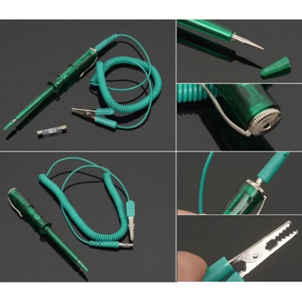 6V to 24V Electrical Wire Circuit Tester Probe Test Lights Green Light weight Convenient Tester
6V to 24V Electrical Wire Circuit Tester Probe Test Lights Green Light weight Convenient Tester