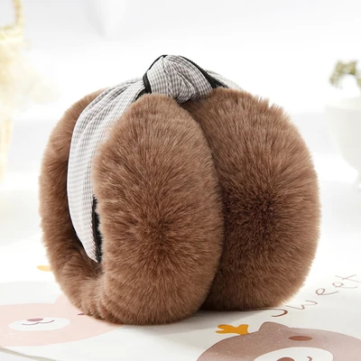 Earmuffs Women's Autumn and Winter Warm Ear Bags Foldable Ear Protection Cute Faux Rabbit Hair Men and Women Ear Warmer Ear Prot
Earmuffs Women's Autumn and Winter Warm Ear Bags Foldable Ear Protection Cute Faux Rabbit Hair Men and Women Ear Warmer Ear Prot