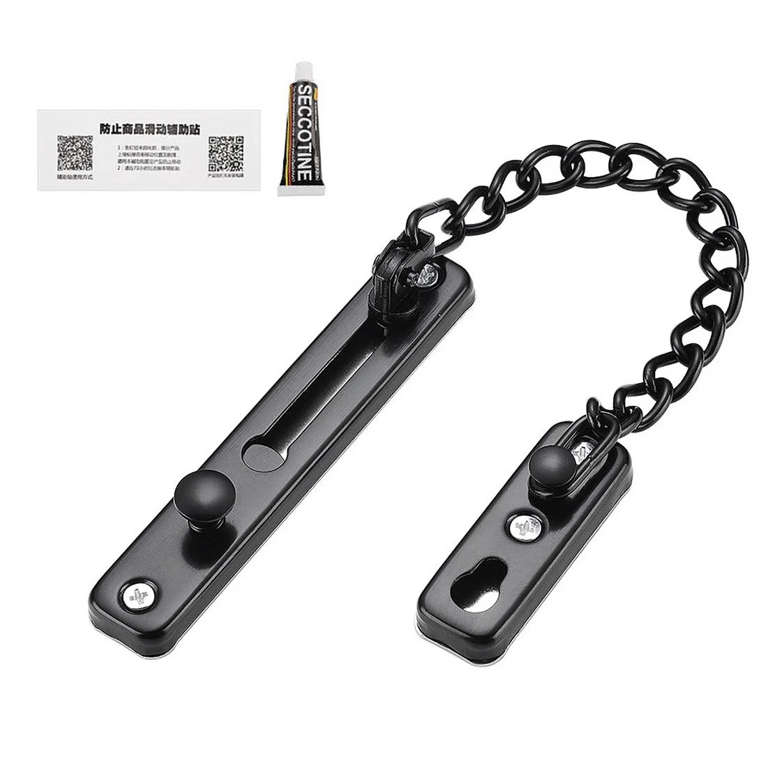 Enhanced Edition Chain Latch 304 Stainless Steel Door Security Lock Anti-Theft Window Gate Latch House Safety Lock Punch-Free
Enhanced Edition Chain Latch 304 Stainless Steel Door Security Lock Anti-Theft Window Gate Latch House Safety Lock Punch-Free