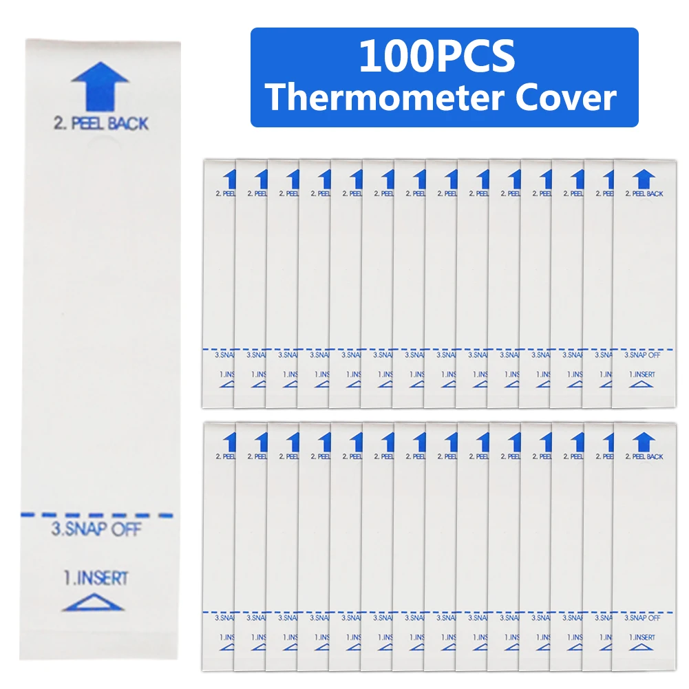 100PCS Digital Thermometer Probe Cover Disposable Mouth Cover Sterile Disposable Protector Electronic Cover For Health Center
100PCS Digital Thermometer Probe Cover Disposable Mouth Cover Sterile Disposable Protector Electronic Cover For Health Center
