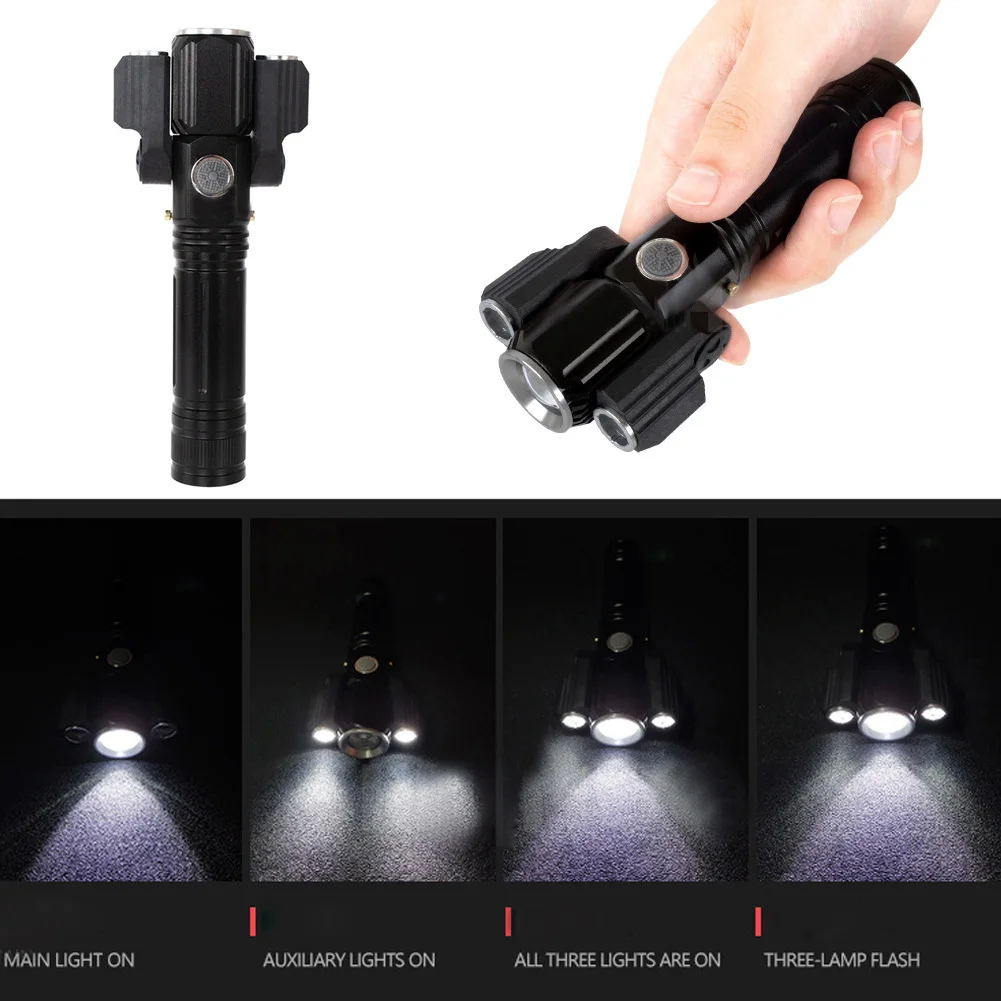 Wholesale LED USB Chargeable Bright 800 Lumen Telescopic Rotating Flashlight for Camping Outdoor Hiking X85
Wholesale LED USB Chargeable Bright 800 Lumen Telescopic Rotating Flashlight for Camping Outdoor Hiking X85