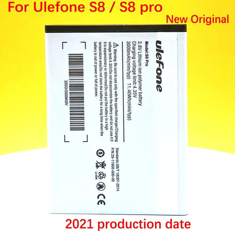 100% Новый оригинальный аккумулятор 3000 мАч для Ulefone S8 / S8 Pro 5,3 дюймовый телефон MTK6737 MTK6580 Высококачественный аккумулятор + номер для отслеживани...
100% Новый оригинальный аккумулятор 3000 мАч для Ulefone S8 / S8 Pro 5,3 дюймовый телефон MTK6737 MTK6580 Высококачественный аккумулятор + номер для отслеживани...