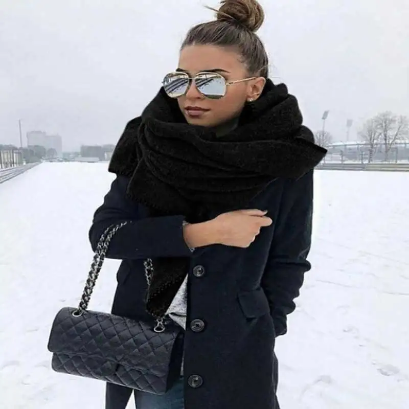2020 NEW fashion cashmere women solid scarf winter warm shawl and wrap bandana pashmina long warm female foulard thick blanket
2020 NEW fashion cashmere women solid scarf winter warm shawl and wrap bandana pashmina long warm female foulard thick blanket