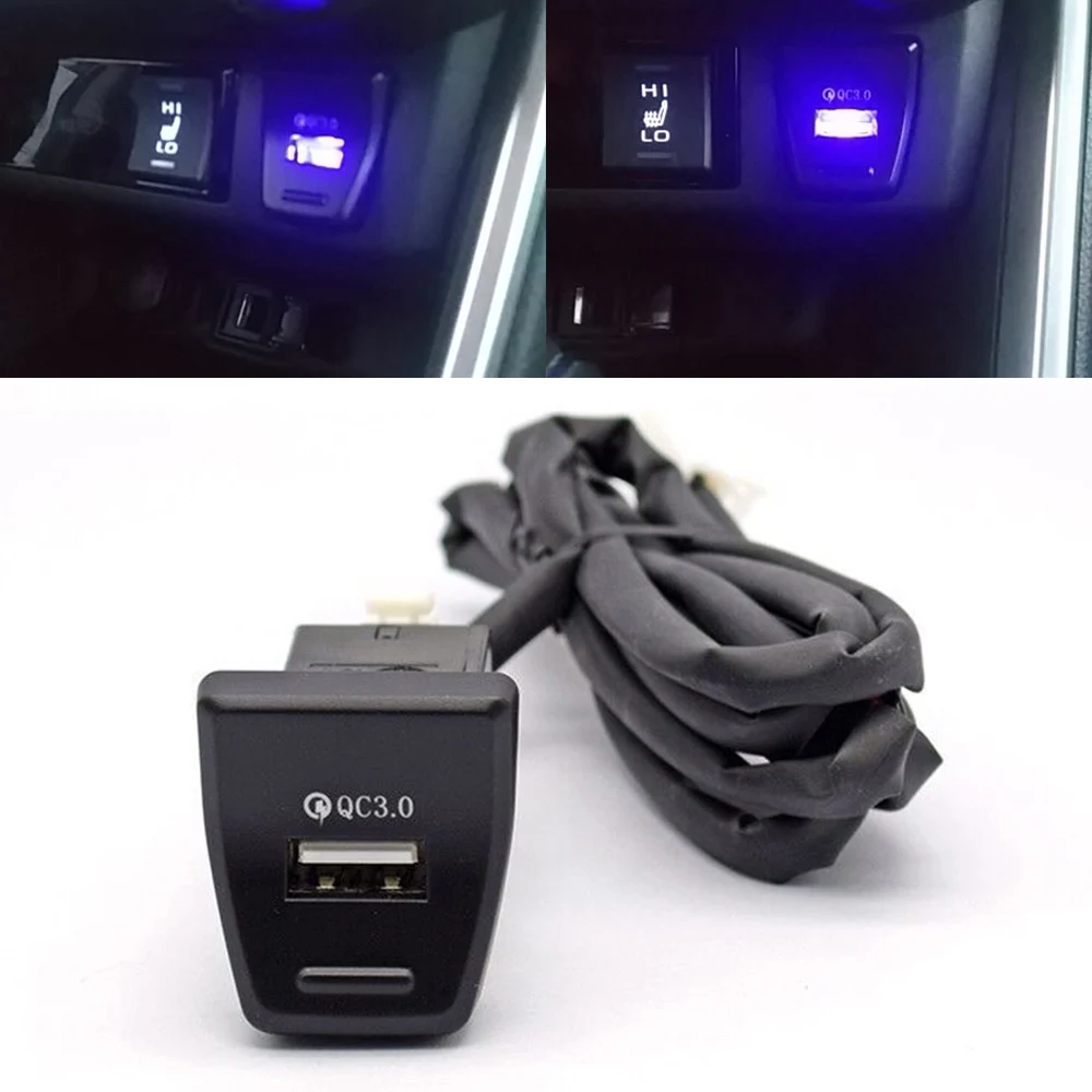 Центральная Автомобильная консоль USB разъем Синяя подсветка центральное управление положение QC3.0 автомобильное зарядное устройство для ...
Центральная Автомобильная консоль USB разъем Синяя подсветка центральное управление положение QC3.0 автомобильное зарядное устройство для ...