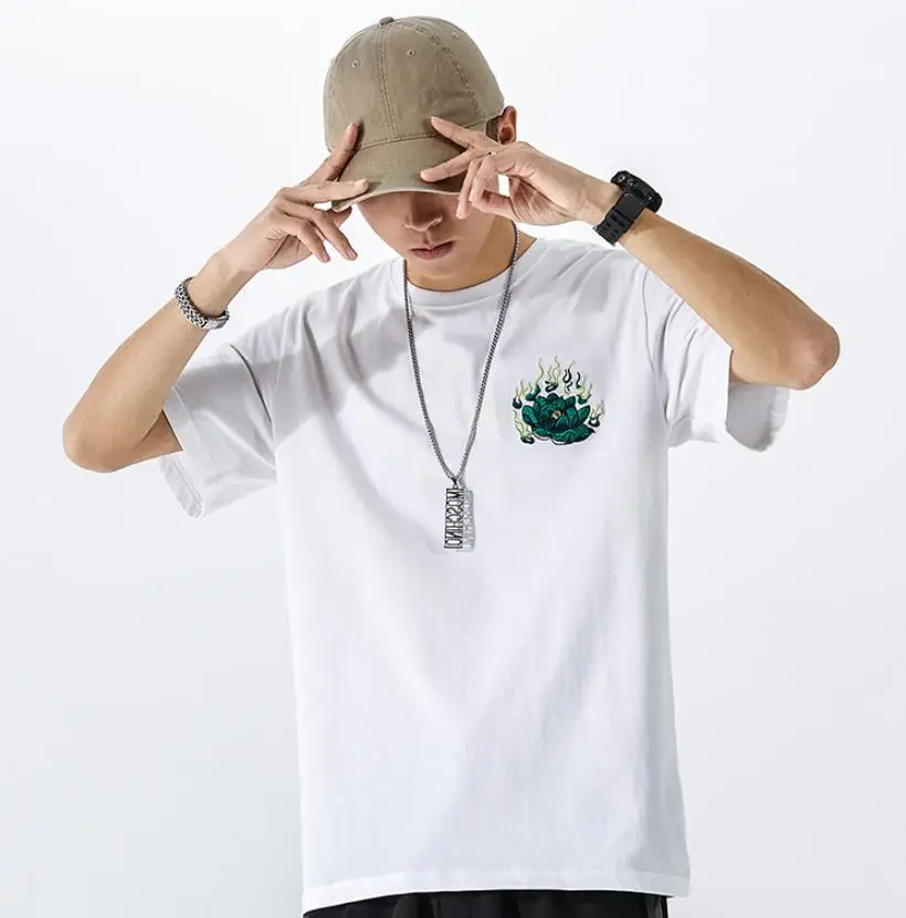 Spring And Summer Kirin Embroidered Pure Cotton Short Sleeve Men T-shirt Chinese Style God Beast Blessing God Shirt For Men -40
Spring And Summer Kirin Embroidered Pure Cotton Short Sleeve Men T-shirt Chinese Style God Beast Blessing God Shirt For Men -40
