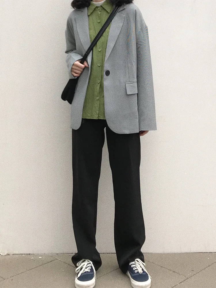 Sagging Suit Wide Leg Pants Women's Spring and Autumn High Waist Loose Straight Pants Summer Slim Casual Drop Feeling Floor
Sagging Suit Wide Leg Pants Women's Spring and Autumn High Waist Loose Straight Pants Summer Slim Casual Drop Feeling Floor