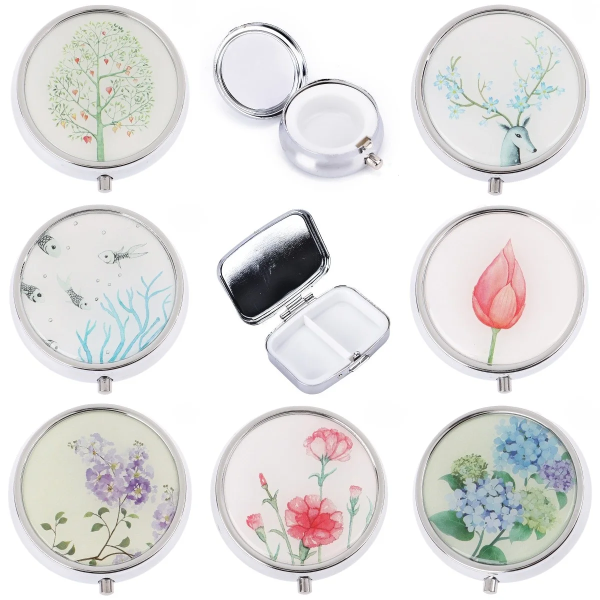 Металлический Контейнер для таблеток и лекарств, контейнер для таблеток и капсул для лекарств, портативный дорожный Чехол для таблеток 
Металлический Контейнер для таблеток и лекарств, контейнер для таблеток и капсул для лекарств, портативный дорожный Чехол для таблеток