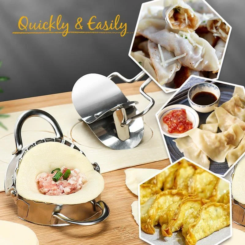 2pcs/set Stainless Steel Dumpling Mould Lazy Must-Ravioli Making Mold Mould Baking Accessories Home Kitchen Dumpling Maker
2pcs/set Stainless Steel Dumpling Mould Lazy Must-Ravioli Making Mold Mould Baking Accessories Home Kitchen Dumpling Maker