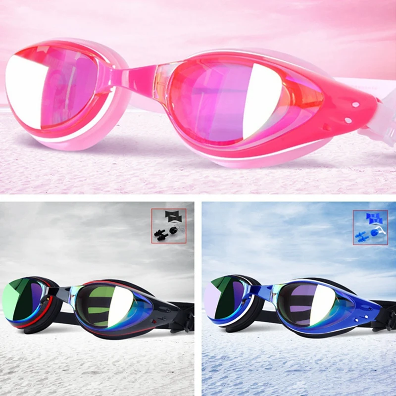 Swimming Goggles Belt Adjustable Adult PlatedClear Lenses Professional Swim Goggle Anti-Fog 100% UV HD Glasses 
Swimming Goggles Belt Adjustable Adult PlatedClear Lenses Professional Swim Goggle Anti-Fog 100% UV HD Glasses