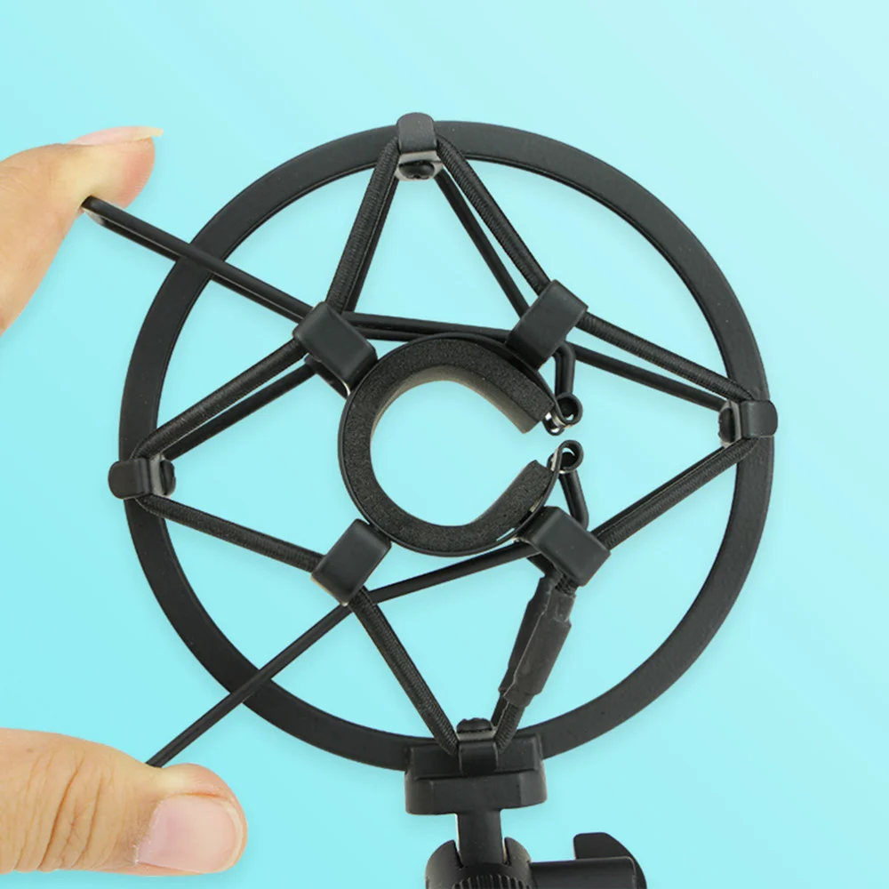 Condenser Microphone Absorption Holder Sound Recording Rack Universal Metal Reduction Mount (Black)
Condenser Microphone Absorption Holder Sound Recording Rack Universal Metal Reduction Mount (Black)