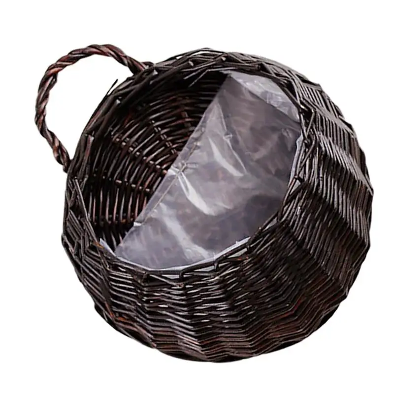 Willow Retro Straw Flower Pot Wicker Rattan Wall Hanging Flowerpot Home Garden Decoration Flower Basket Container Dropping
Willow Retro Straw Flower Pot Wicker Rattan Wall Hanging Flowerpot Home Garden Decoration Flower Basket Container Dropping