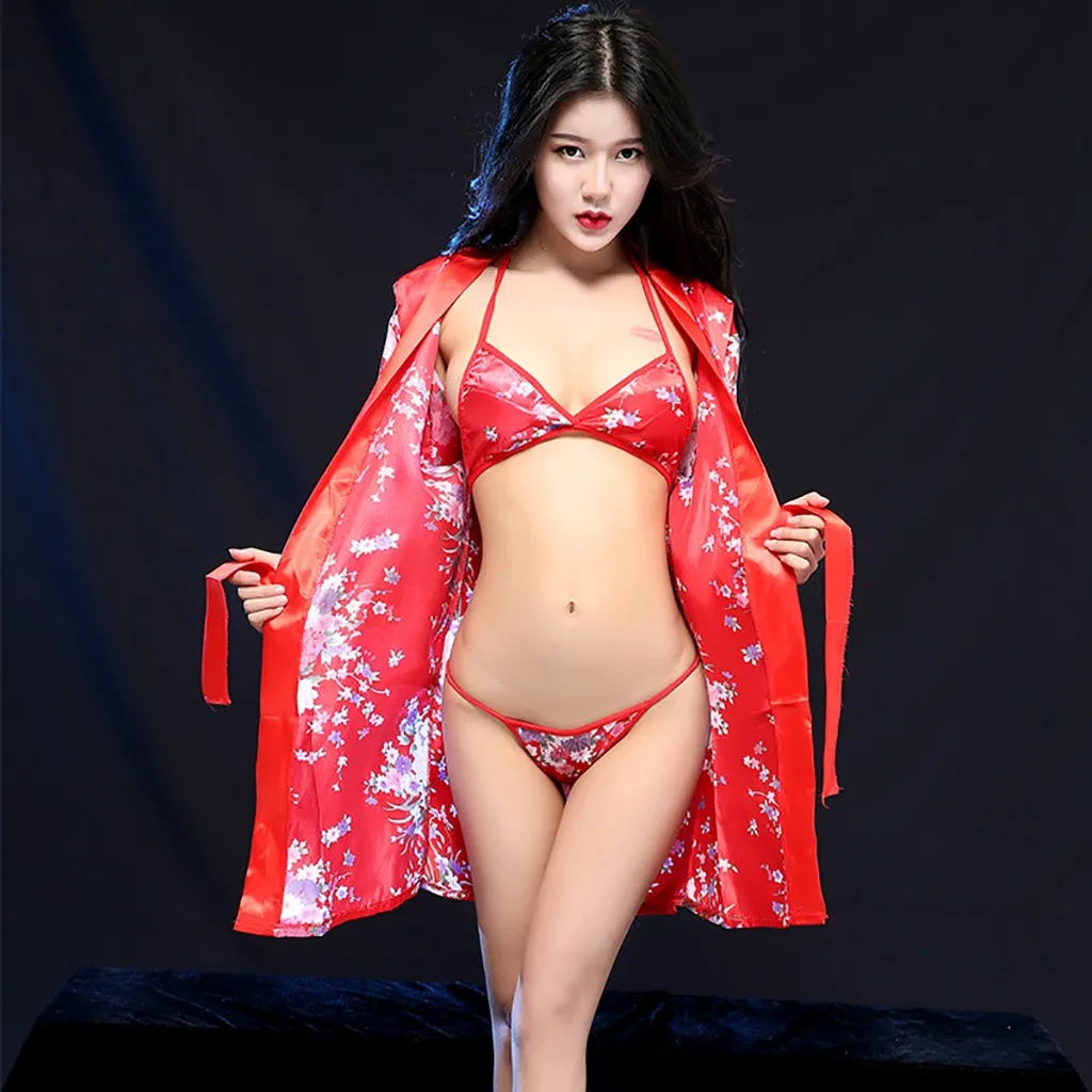 Комплект халатик и трусики Penthouse Hypnotic Power белый, S-L 4006598 - Penthouse Lingerie - Комбинации и пеньюары с трусиками - Купить