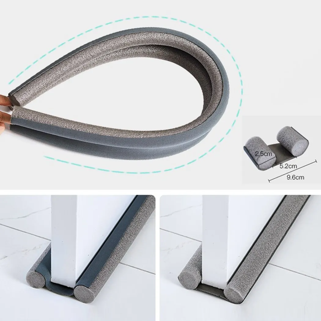1 X Doorstop 93cm X 9.6cm Flexible Door Bottom Tight Strip Sound Proof Noise Reduction Nnder Door Draft
1 X Doorstop 93cm X 9.6cm Flexible Door Bottom Tight Strip Sound Proof Noise Reduction Nnder Door Draft