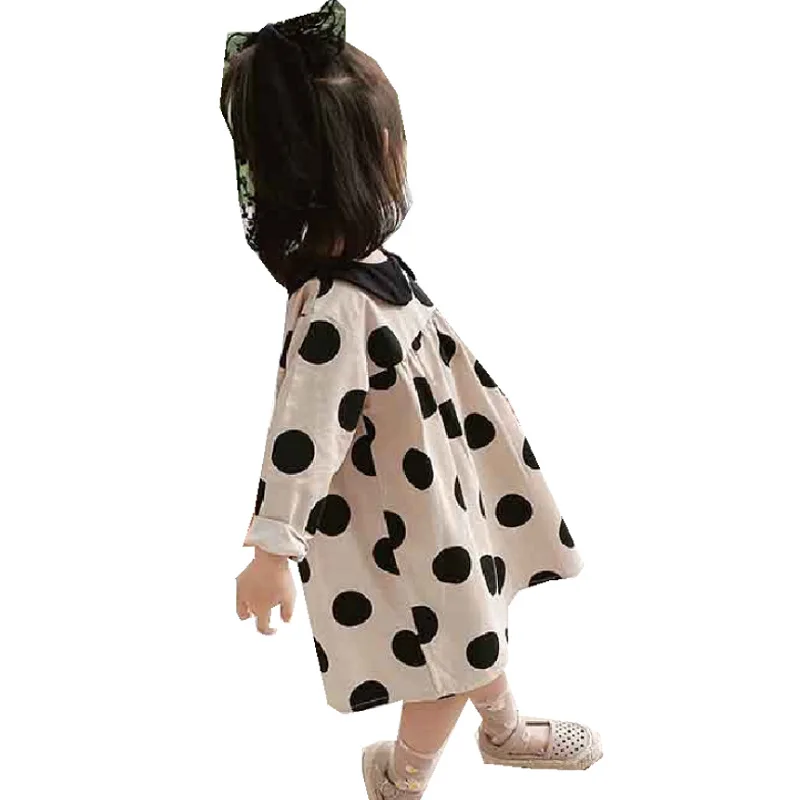 Casual Girls Dress Spring Autumn Long Sleeve Cute Polka Dot Pattern Girl Clothing Ruffles Fashion Dresses Princess Dress Girls
Casual Girls Dress Spring Autumn Long Sleeve Cute Polka Dot Pattern Girl Clothing Ruffles Fashion Dresses Princess Dress Girls