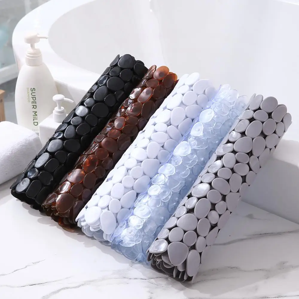 Bathtub Mat Bath PVC Large Safety Shower Non-Slip Bathroom Mats With Suction Cups Pebbles Floor Pads 40*88cm
Bathtub Mat Bath PVC Large Safety Shower Non-Slip Bathroom Mats With Suction Cups Pebbles Floor Pads 40*88cm