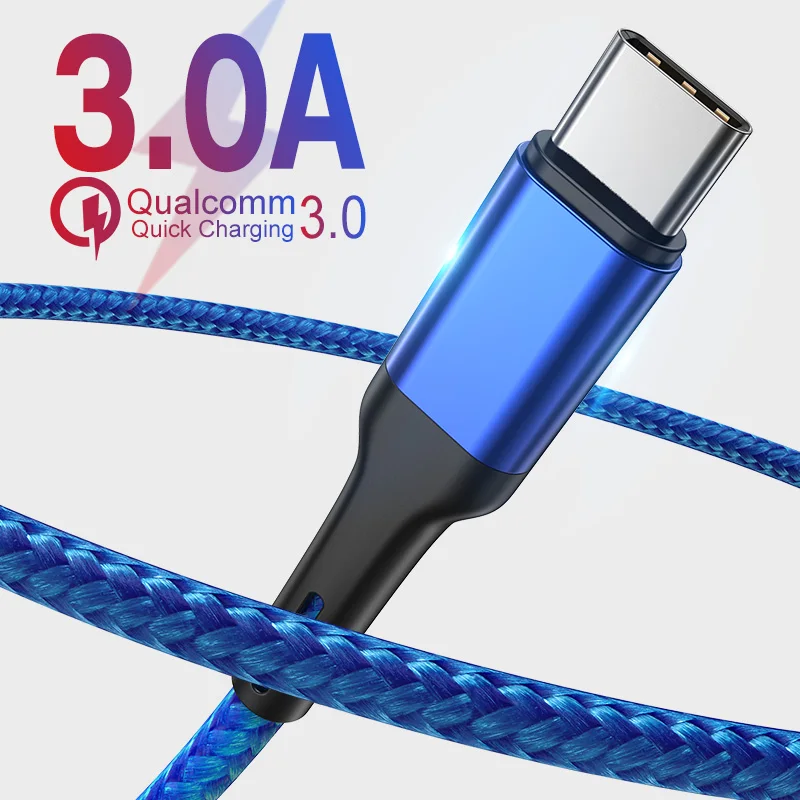 USB 3A Type C Cable Fast Charging Mobile Phone Android Charger Type-C Data Cord for Huawei P40 Mate 30 Xiaomi Mi 10 9 Lite Redmi
USB 3A Type C Cable Fast Charging Mobile Phone Android Charger Type-C Data Cord for Huawei P40 Mate 30 Xiaomi Mi 10 9 Lite Redmi