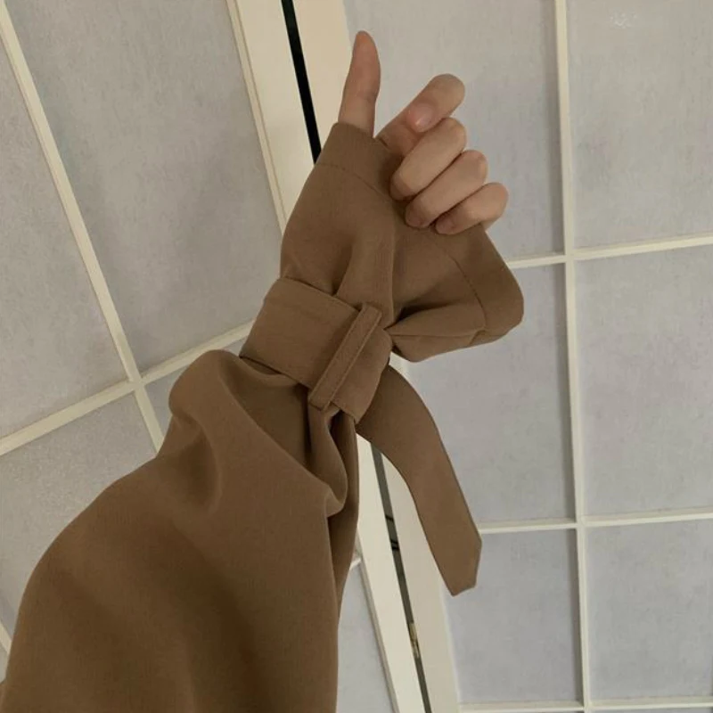 Trench Coats Women Khaki Winter Outerwear Elegant Loose Womens Long Coats Leisure Brithsh Style Retro Streetwear Solid Fashion
Trench Coats Women Khaki Winter Outerwear Elegant Loose Womens Long Coats Leisure Brithsh Style Retro Streetwear Solid Fashion