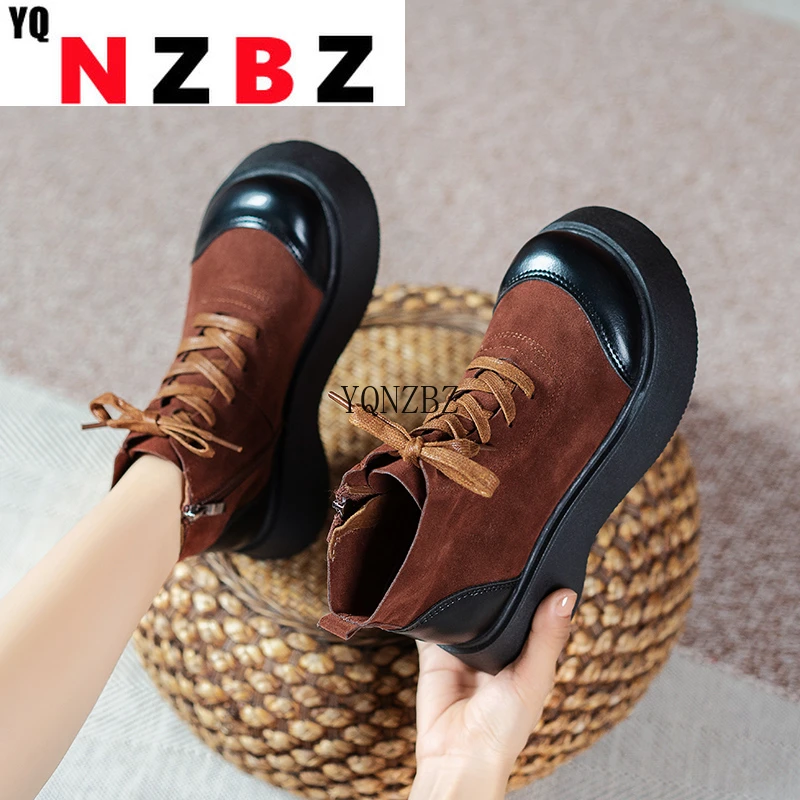 2021 New Women Ankle Boots Sandals Autumn Thick Bottom Platform Women's Boots Fashion Comfortable Women Lace-up Casual Boots
2021 New Women Ankle Boots Sandals Autumn Thick Bottom Platform Women's Boots Fashion Comfortable Women Lace-up Casual Boots