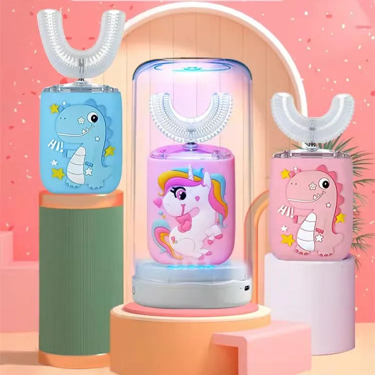 Children's Intelligent U-type Electric Toothbrush Ultrasonic Fully Automatic Charging Baby Soft Bristle Toothbrush Tooth Cleaner
Children's Intelligent U-type Electric Toothbrush Ultrasonic Fully Automatic Charging Baby Soft Bristle Toothbrush Tooth Cleaner