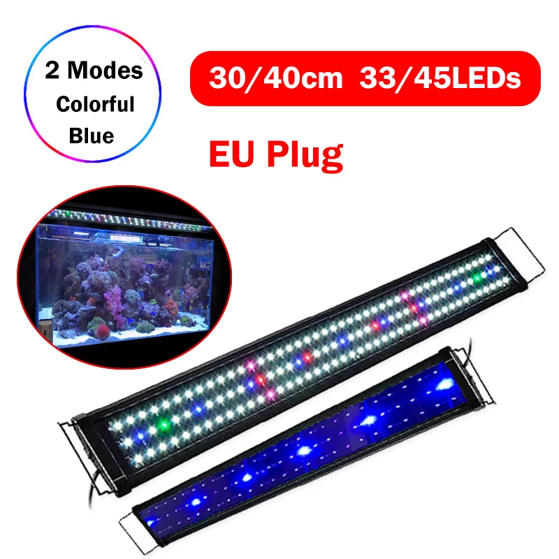 30/40cm Fish Tank Landscape Aquatic Marine Coral Plants LED Growing Lamp Super Slim Bracket Multi-Color Full Spectrum LED Light
30/40cm Fish Tank Landscape Aquatic Marine Coral Plants LED Growing Lamp Super Slim Bracket Multi-Color Full Spectrum LED Light