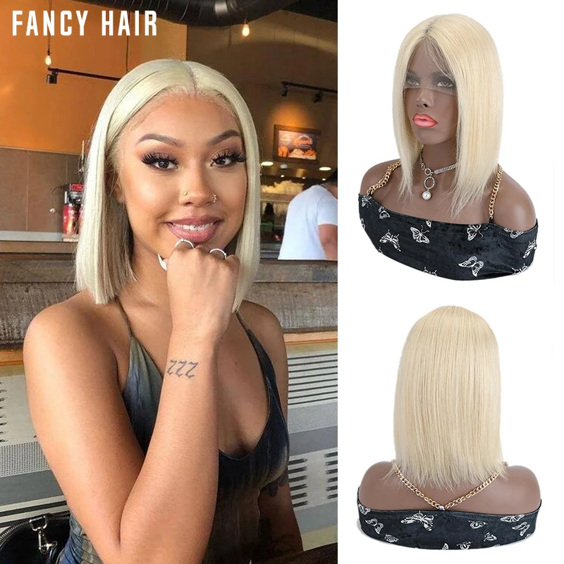 Blonde 613 Short Bob Lace Frontal Human Hair Wig Virgin Brazilian Human Hair Honey Blonde Glueless Lace Front Short Bob Wig
Blonde 613 Short Bob Lace Frontal Human Hair Wig Virgin Brazilian Human Hair Honey Blonde Glueless Lace Front Short Bob Wig