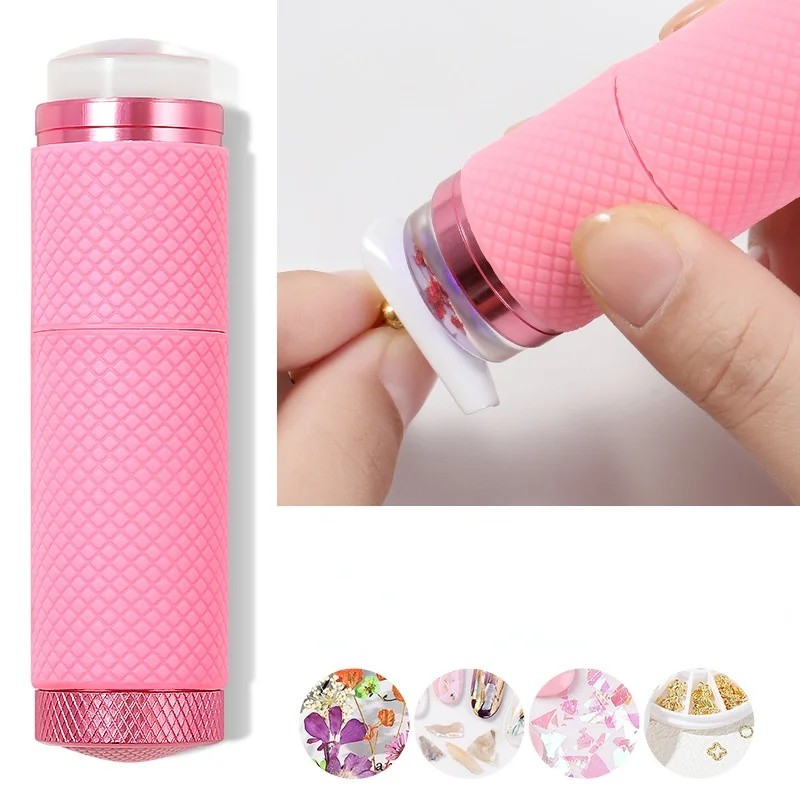 New Silicone Pressing Nail Lamp Embossed Stickers Sequins Sticker Hand-held Light Portable Mini One-Handed Uv Led Nail Tools
New Silicone Pressing Nail Lamp Embossed Stickers Sequins Sticker Hand-held Light Portable Mini One-Handed Uv Led Nail Tools