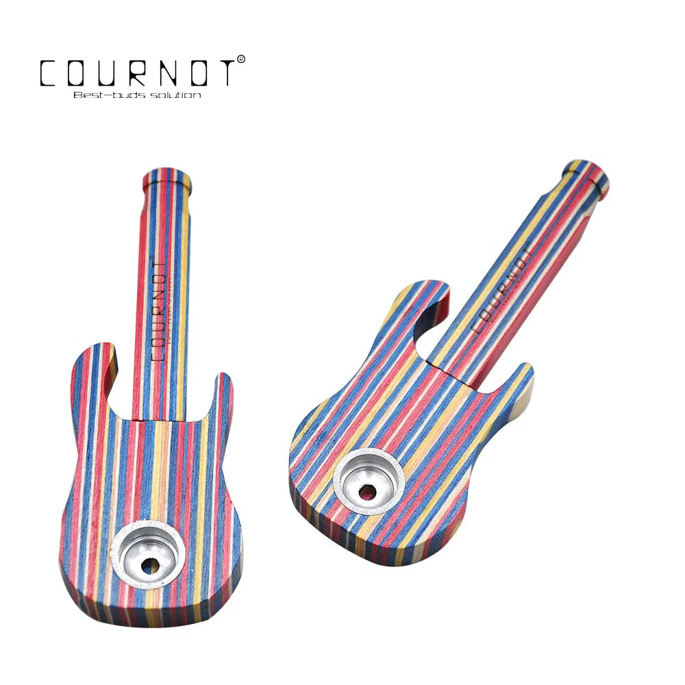 COURNOT Creative Guitar Handmade Rainbow Wood Smoking Pipe 112 MM With Metal Smoking Bowl Pipe Wood Tobacco Pipe Pocket Size
COURNOT Creative Guitar Handmade Rainbow Wood Smoking Pipe 112 MM With Metal Smoking Bowl Pipe Wood Tobacco Pipe Pocket Size