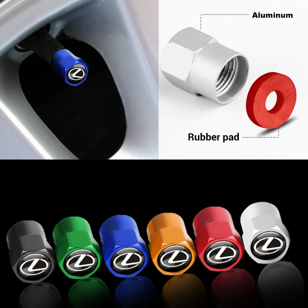 4pcs Car Wheel Tire Valve Stem Caps Cover Auto Accessories For LEXUS CT200h F sport RX300 RX330 RX350 IS250 LX570 UX NX LX GX
4pcs Car Wheel Tire Valve Stem Caps Cover Auto Accessories For LEXUS CT200h F sport RX300 RX330 RX350 IS250 LX570 UX NX LX GX