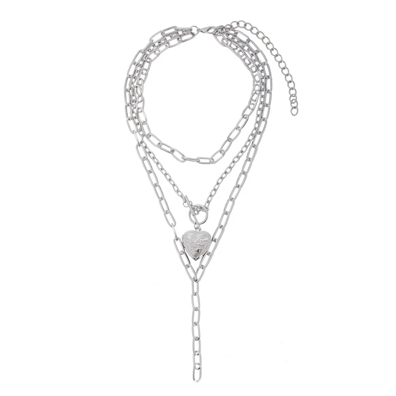 Single product peach heart retro multi-layer ladies pendant Unisex Copper Alloy chains wholesale
Single product peach heart retro multi-layer ladies pendant Unisex Copper Alloy chains wholesale