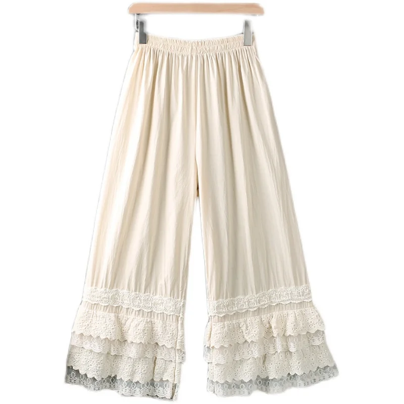 Lamtrip Unique 2021 Spring New Lace Patchwork Lacing Wide Leg Pants Vintage Leggings
Lamtrip Unique 2021 Spring New Lace Patchwork Lacing Wide Leg Pants Vintage Leggings