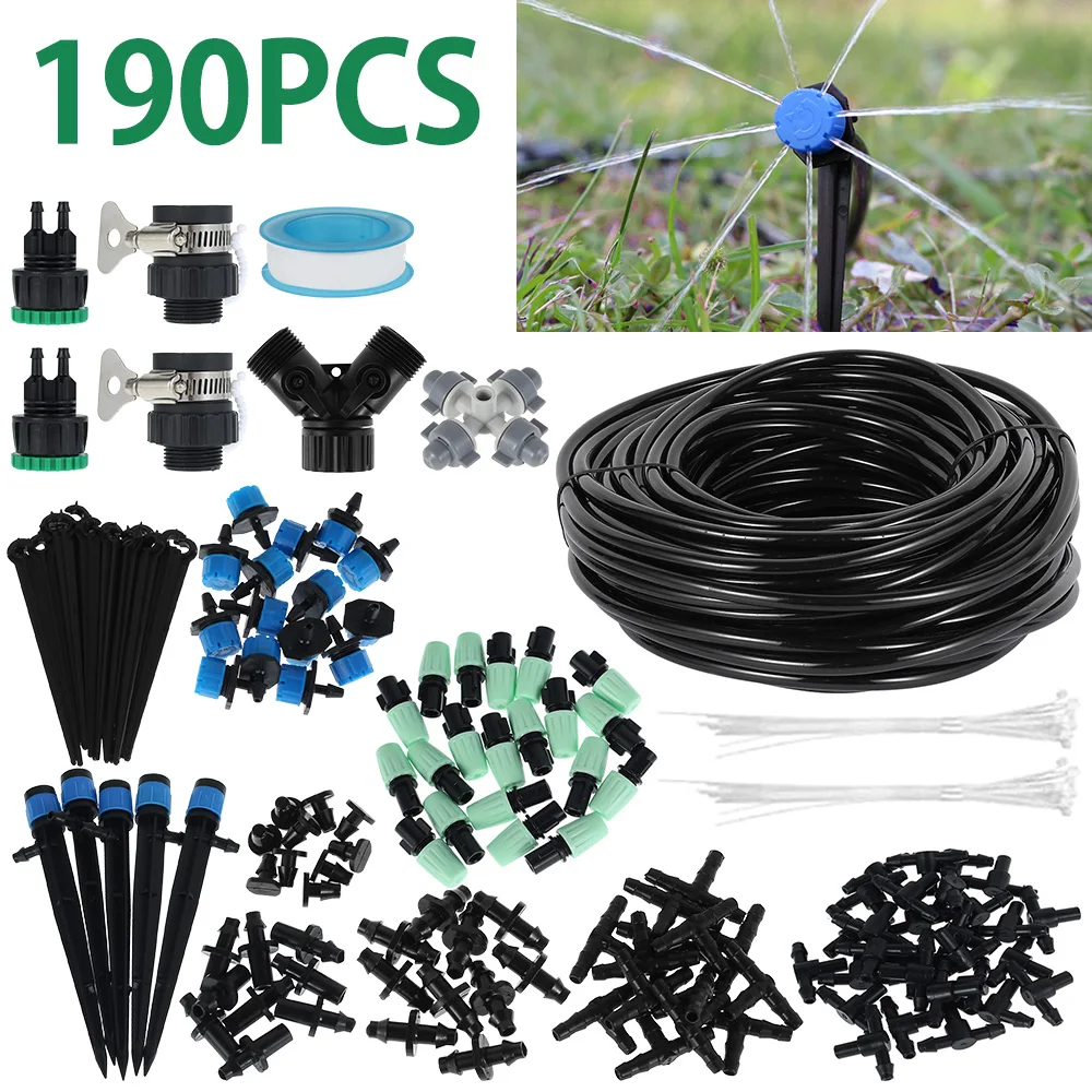 360 Degree Adjustable DIY Drip Irrigation System Automatic Watering Garden Hose Micro Drip Watering Kits with Adjustable Dripper
360 Degree Adjustable DIY Drip Irrigation System Automatic Watering Garden Hose Micro Drip Watering Kits with Adjustable Dripper