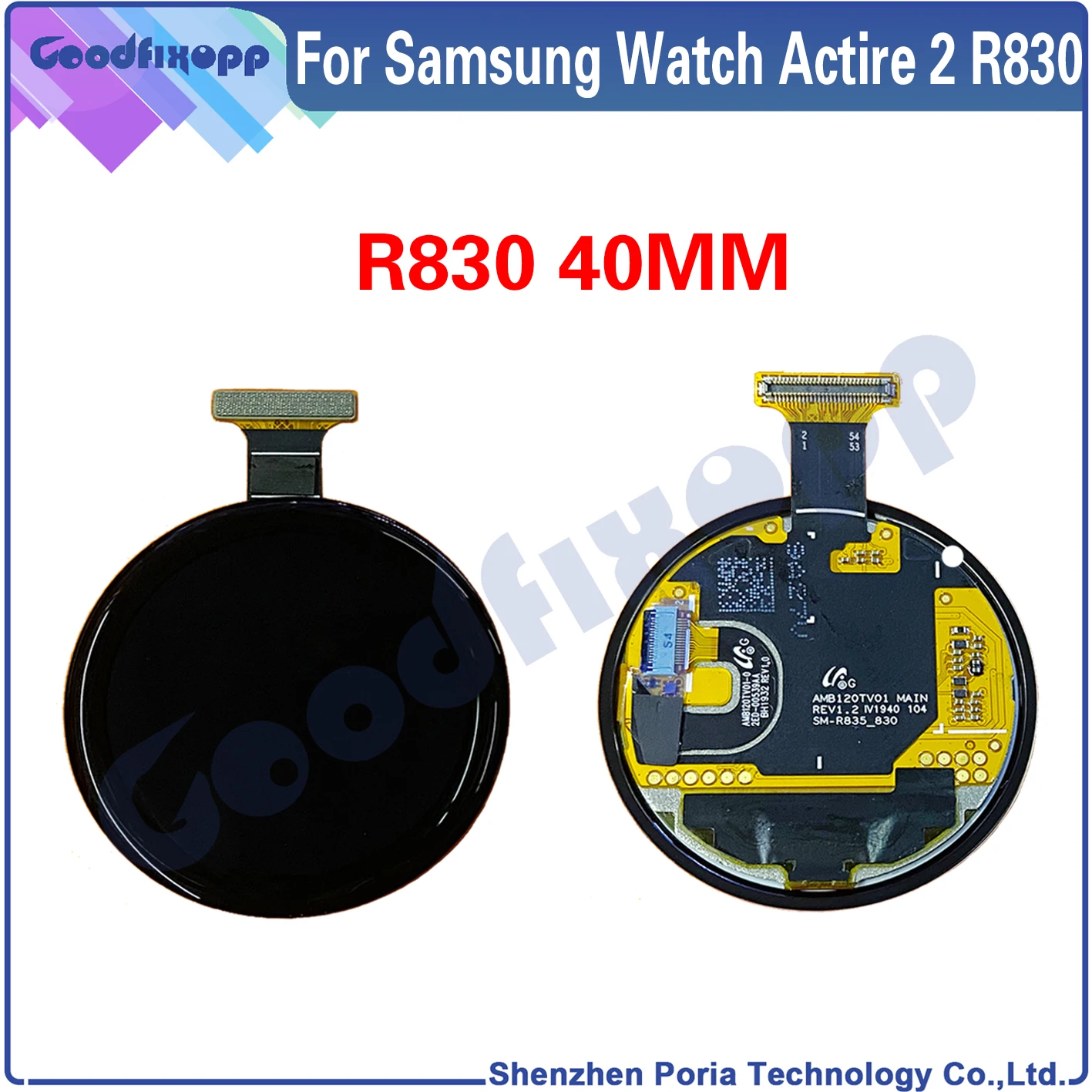 Оригинальный дисплей для часов Samsung Watch Active 2 R820 44 мм/R830 40 мм ЖК-дисплей в сборе