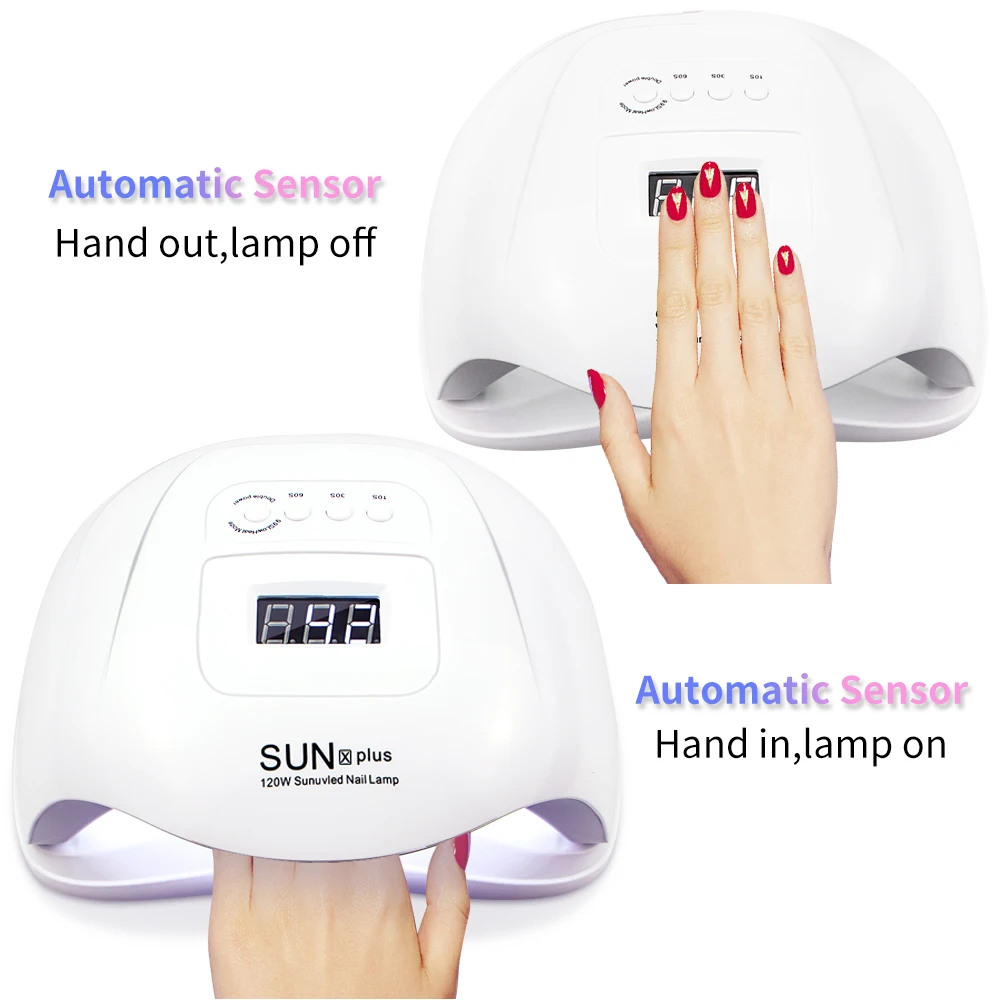 72W фары для SUNXplus УФ-светодиодный светильник быстрое высыхание всех Клей ногтей с