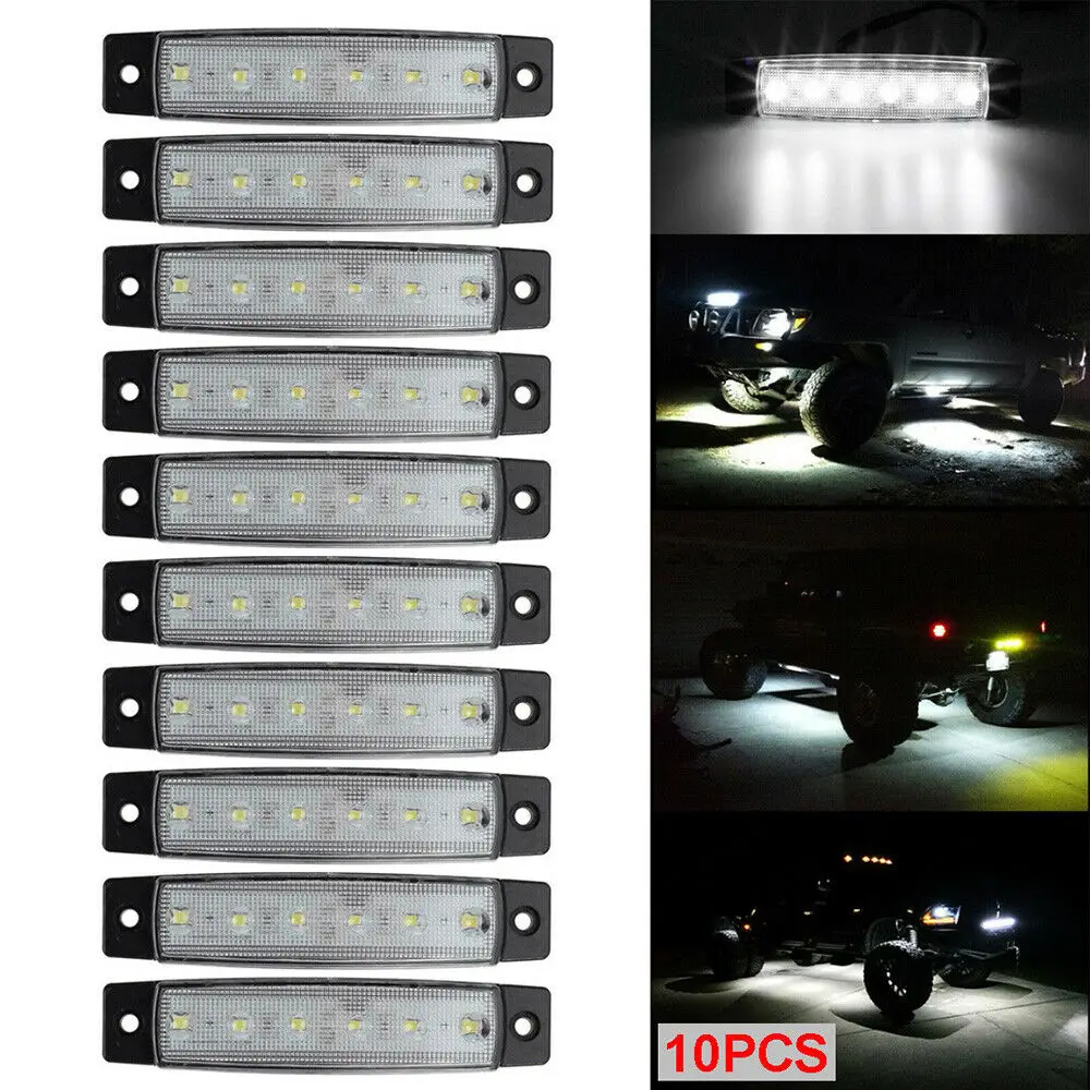 10PCS Rock Light White Marine Boats LED Cabin Courtesy Lights Deck Stair Stern Transom Light 6 LED Car Accessories Signal Lamp
10PCS Rock Light White Marine Boats LED Cabin Courtesy Lights Deck Stair Stern Transom Light 6 LED Car Accessories Signal Lamp