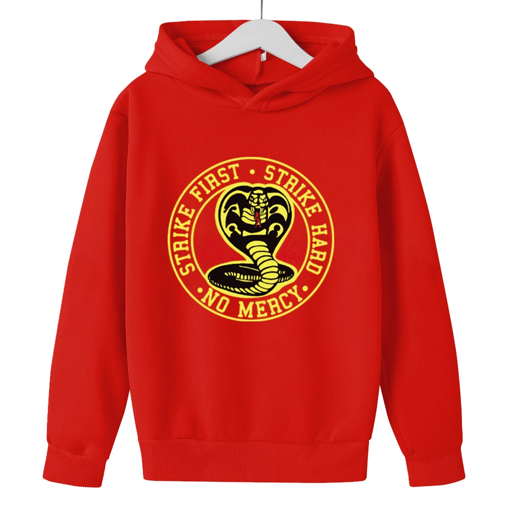 2021 Spring New Boys Hoodie Cobra Kai Cotton Kids Clothing Long Sleeve Casual Kai Cobra Hoodies Girls 4-14Y Popular pullovers
2021 Spring New Boys Hoodie Cobra Kai Cotton Kids Clothing Long Sleeve Casual Kai Cobra Hoodies Girls 4-14Y Popular pullovers