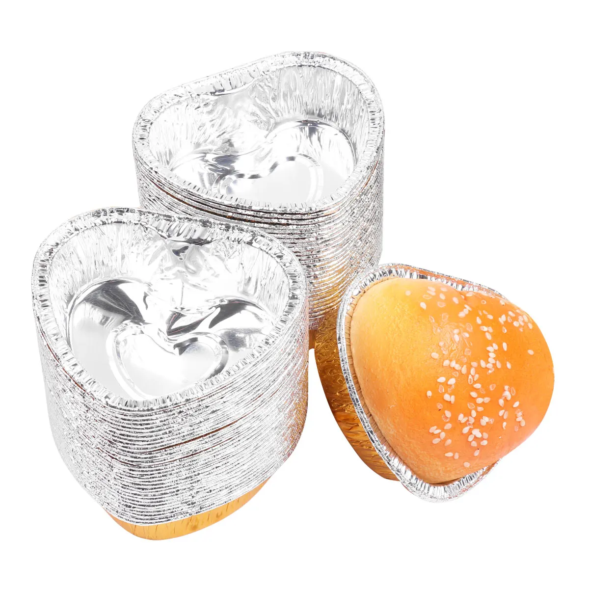 Disposable Aluminum Foil Mini Cupcake Cups Heart Shaped Baking Egg Tart Mold for Muffin Cupcake Baking Baking Cup Bakeware
Disposable Aluminum Foil Mini Cupcake Cups Heart Shaped Baking Egg Tart Mold for Muffin Cupcake Baking Baking Cup Bakeware