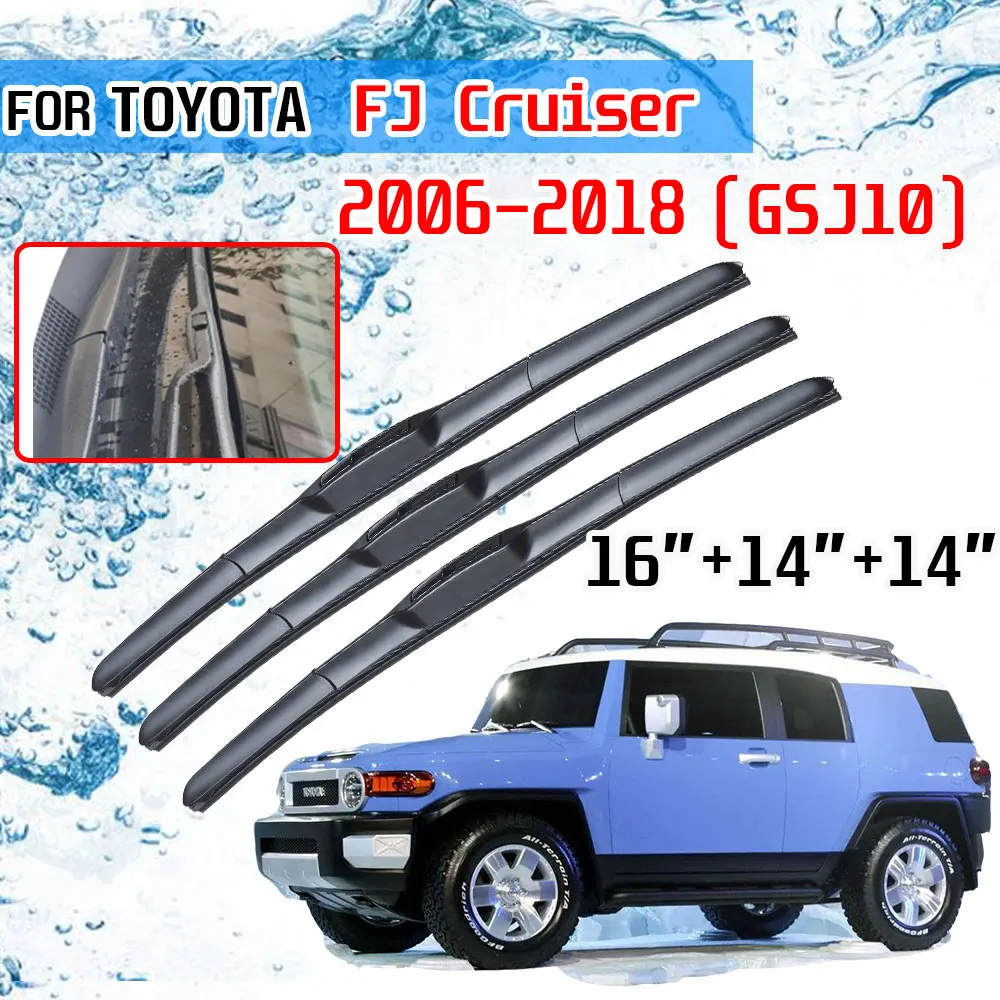 Для Toyota FJ Cruiser GSJ10 2006 ~ 2018 аксессуары переднего лобового стекла автомобиля