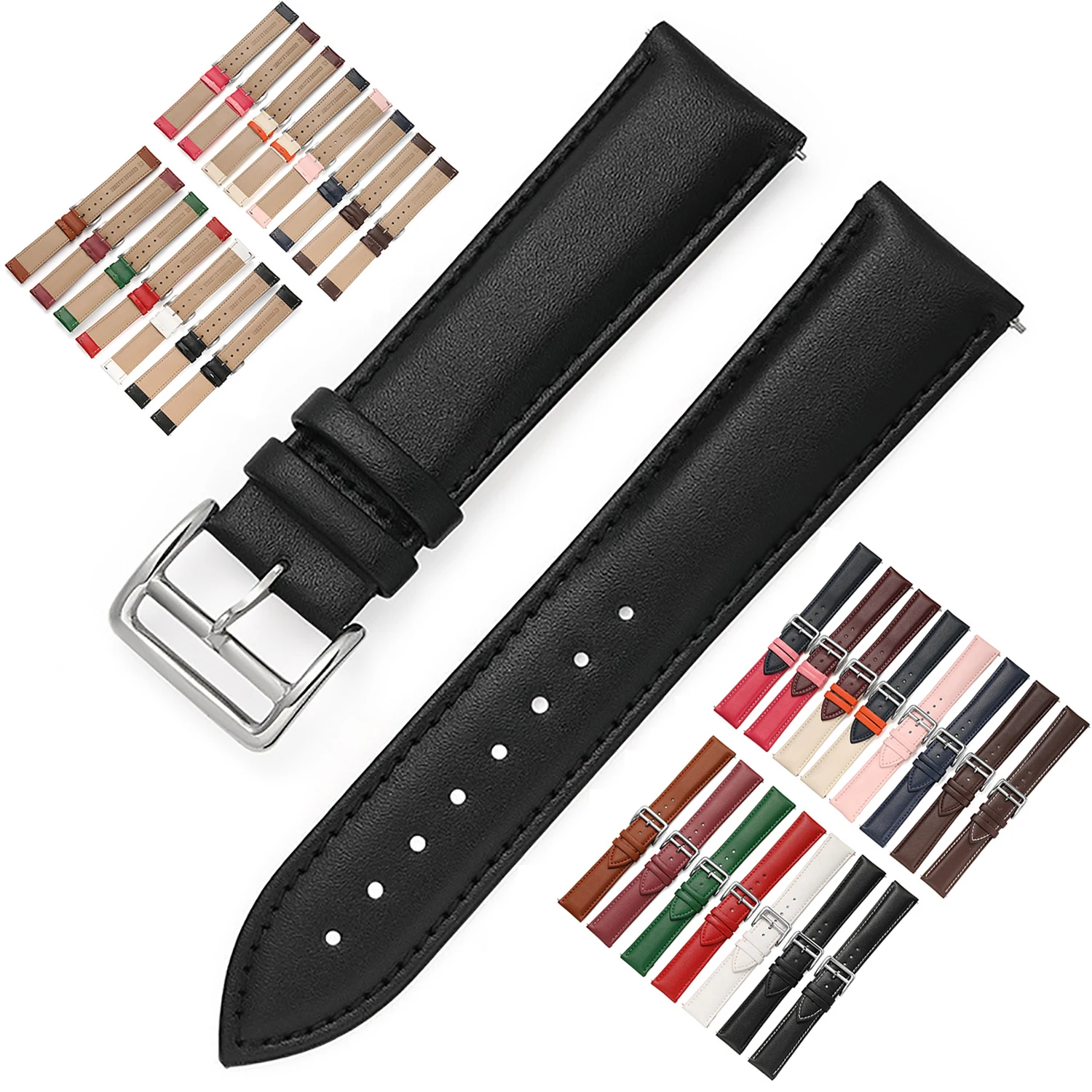 20mm 22mm High Quality Classic Genuine Leather Business Sports Strap For Samsung Watch/Galaxy/Gear S3/Amazfit For Huawei Watch
20mm 22mm High Quality Classic Genuine Leather Business Sports Strap For Samsung Watch/Galaxy/Gear S3/Amazfit For Huawei Watch