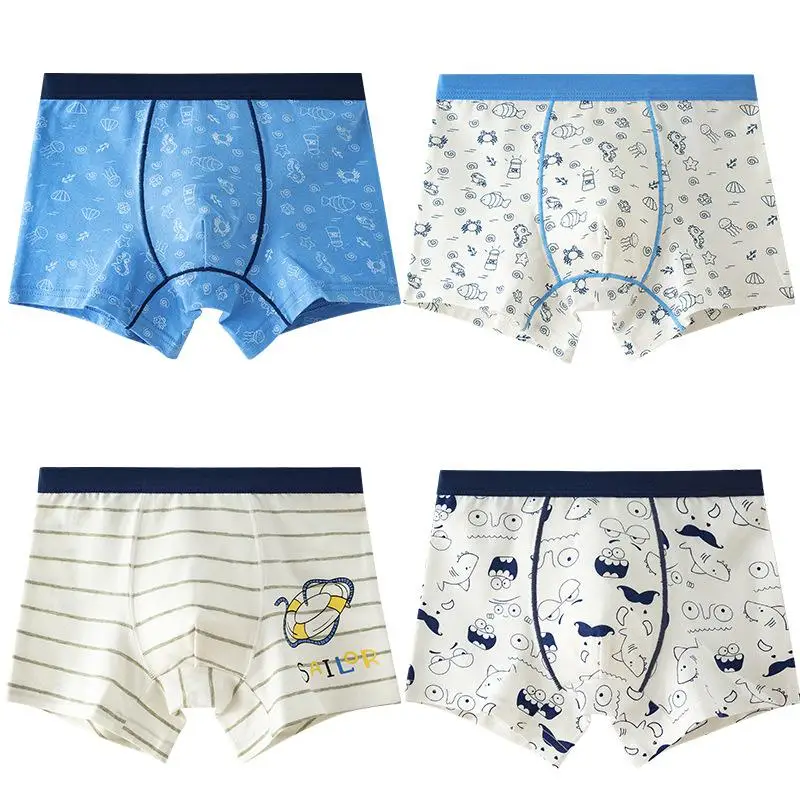 4Pcs/Lot Kids Boys Panties Sets Soft Cotton Men's Underpants Cartoon Boys' Boxer Shorts Panty Lot 2-12Y Children's Underwear Set
4Pcs/Lot Kids Boys Panties Sets Soft Cotton Men's Underpants Cartoon Boys' Boxer Shorts Panty Lot 2-12Y Children's Underwear Set