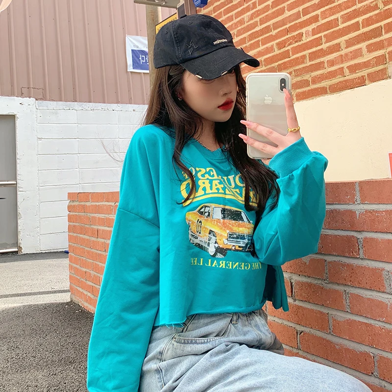 Cartoon Sweatshirts Women Long Sleeve Top Autumn New O-neck Sweatshirt Casual Female Loose Hoodies Harajuku Letter Pullovers
Cartoon Sweatshirts Women Long Sleeve Top Autumn New O-neck Sweatshirt Casual Female Loose Hoodies Harajuku Letter Pullovers