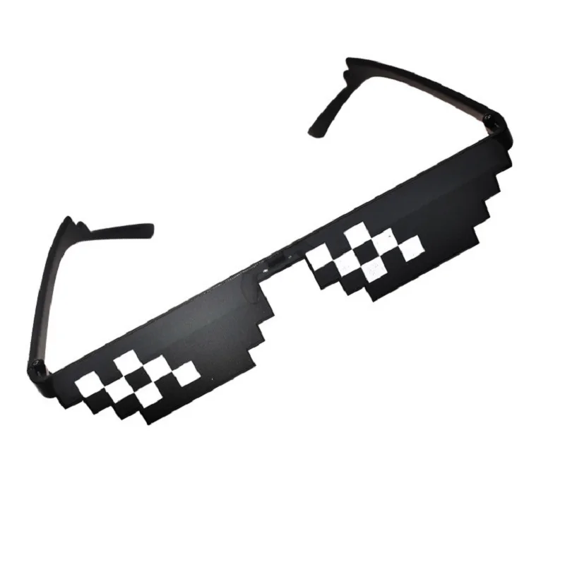 2020 ретро очки 8 бит MLG пикселированные солнцезащитные для мужчин и женщин марка