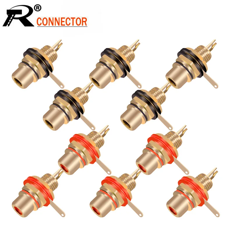 1000pcs Wholesale RCA Connector Gold Plated Female Jack Socket Solder Wire Connector RCA Panel Mount Chassis Wholesales
1000pcs Wholesale RCA Connector Gold Plated Female Jack Socket Solder Wire Connector RCA Panel Mount Chassis Wholesales