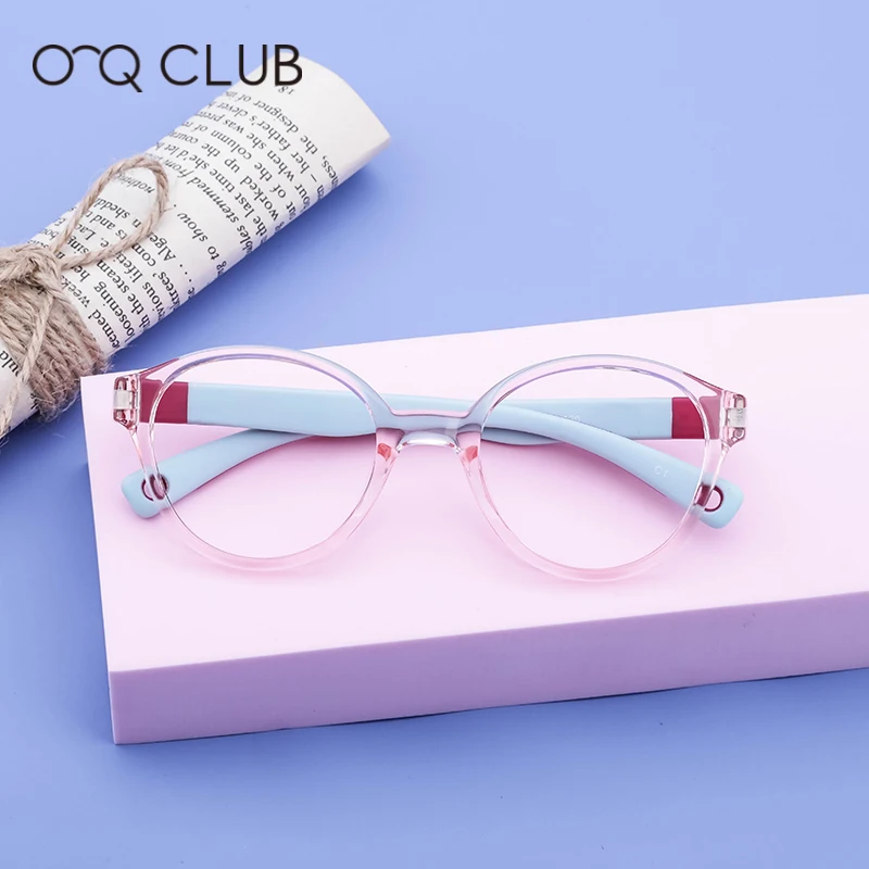 O-Q CLUB Kids Glasses TR90 Silicone Eyeglasses Flexible Children’s Round Eyewear Myopia Optical Eyeglasses Frames 2509
O-Q CLUB Kids Glasses TR90 Silicone Eyeglasses Flexible Children’s Round Eyewear Myopia Optical Eyeglasses Frames 2509