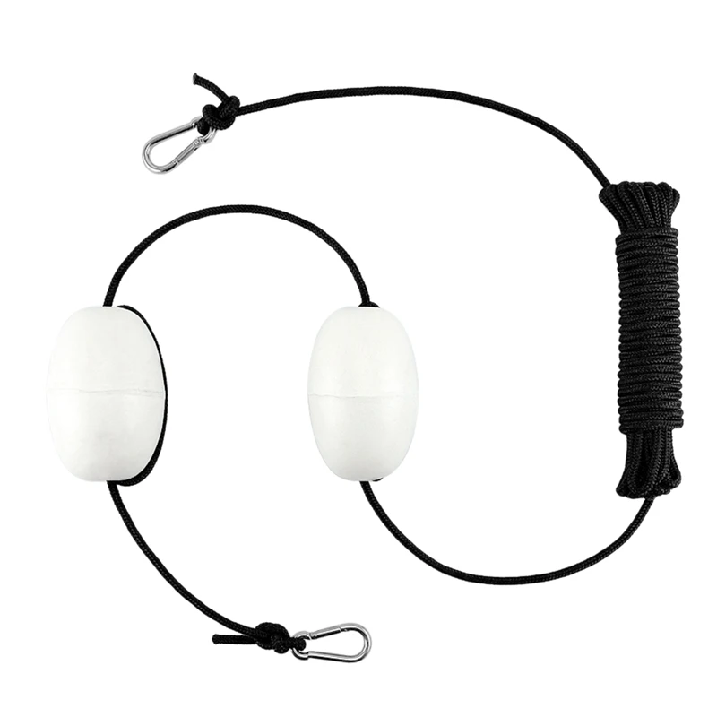 Kayak Tow Rope Boating Floating Throw Anchor Line with Dual Floats End Clips Float Rope Buoy Gear Accessorie
Kayak Tow Rope Boating Floating Throw Anchor Line with Dual Floats End Clips Float Rope Buoy Gear Accessorie