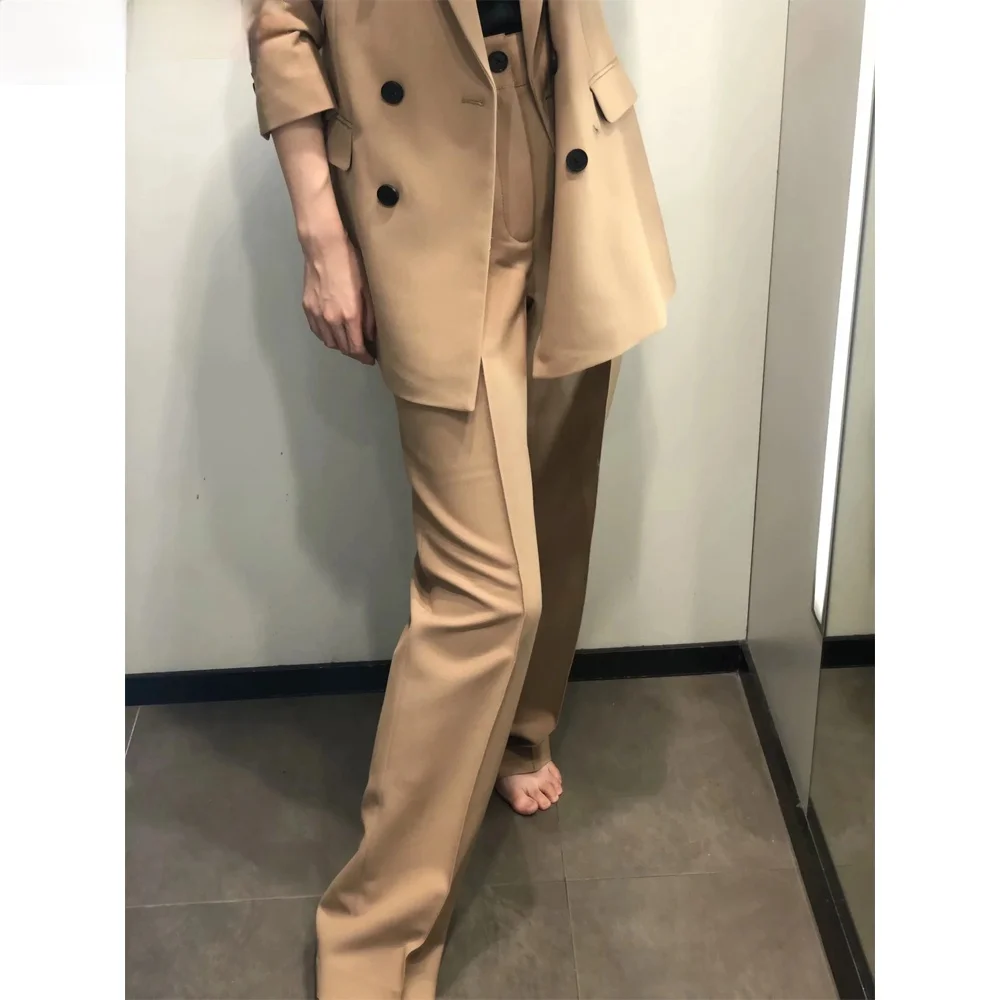 Women Spring Autumn Pants High Waist Slim Straight Women Suit Pants Office Lady Solid Points Loose Female Trousers
Women Spring Autumn Pants High Waist Slim Straight Women Suit Pants Office Lady Solid Points Loose Female Trousers